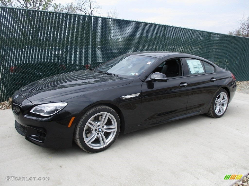 2017 6 Series 640i xDrive Gran Coupe - Jet Black / Black photo #8