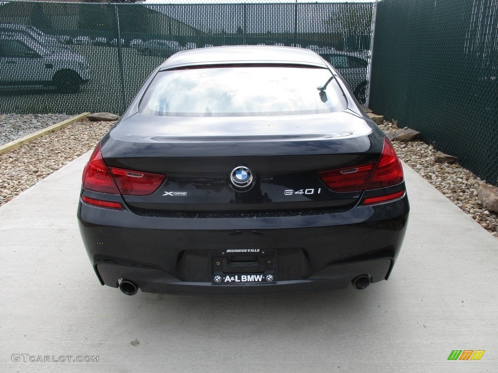 2017 6 Series 640i xDrive Gran Coupe - Jet Black / Black photo #9