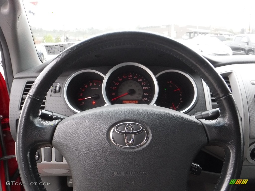 2008 Tacoma V6 SR5 Access Cab 4x4 - Radiant Red / Graphite Gray photo #21