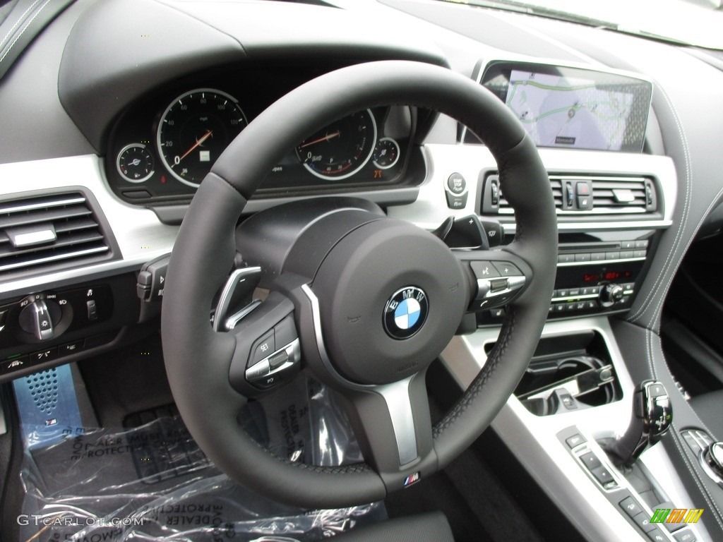 2017 6 Series 640i xDrive Gran Coupe - Jet Black / Black photo #15