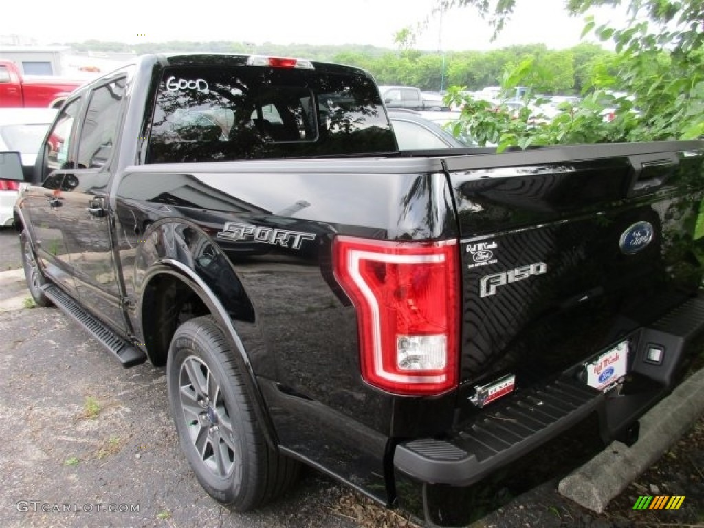 2016 F150 XLT SuperCrew - Shadow Black / Black photo #6