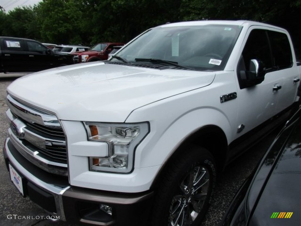 2016 F150 King Ranch SuperCrew 4x4 - Oxford White / King Ranch Java photo #2