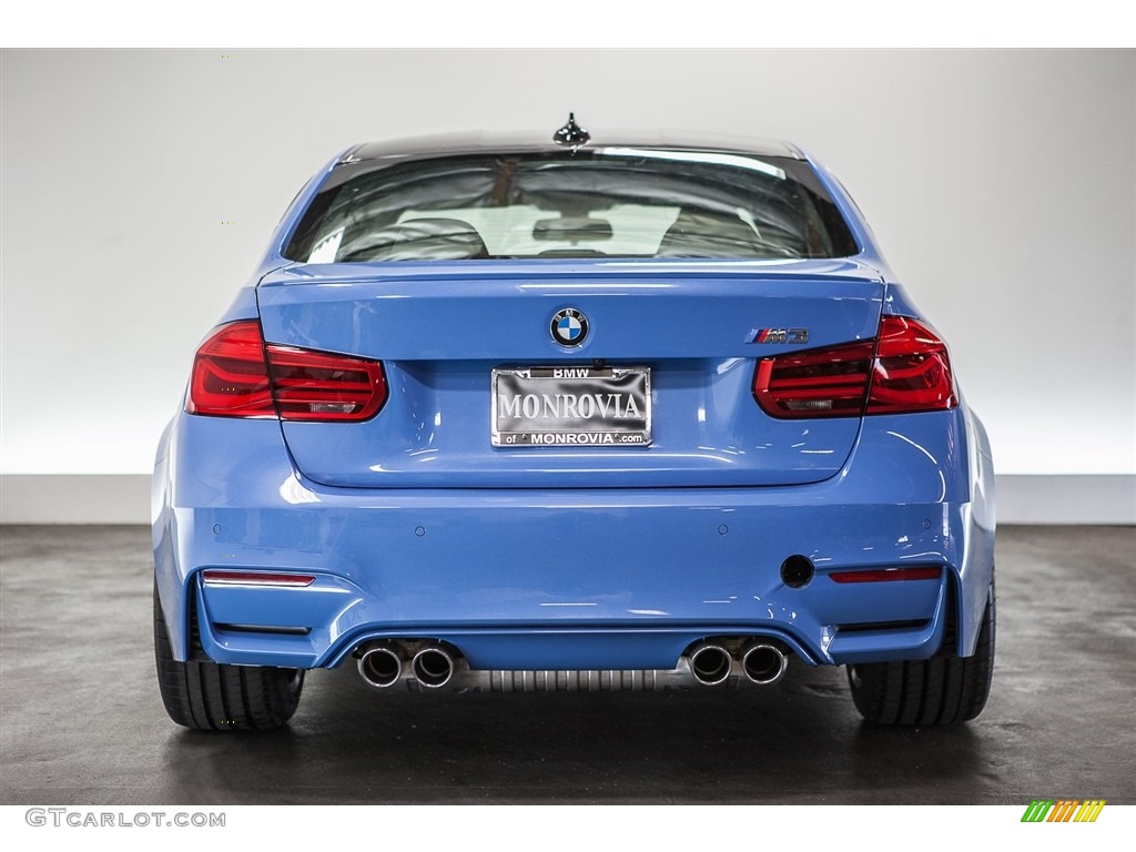 2016 M3 Sedan - Yas Marina Blue Metallic / Black photo #4