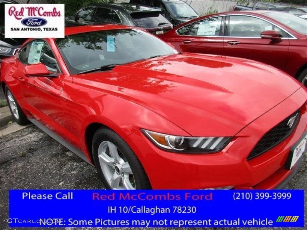 2016 Mustang V6 Coupe - Race Red / Ebony photo #1