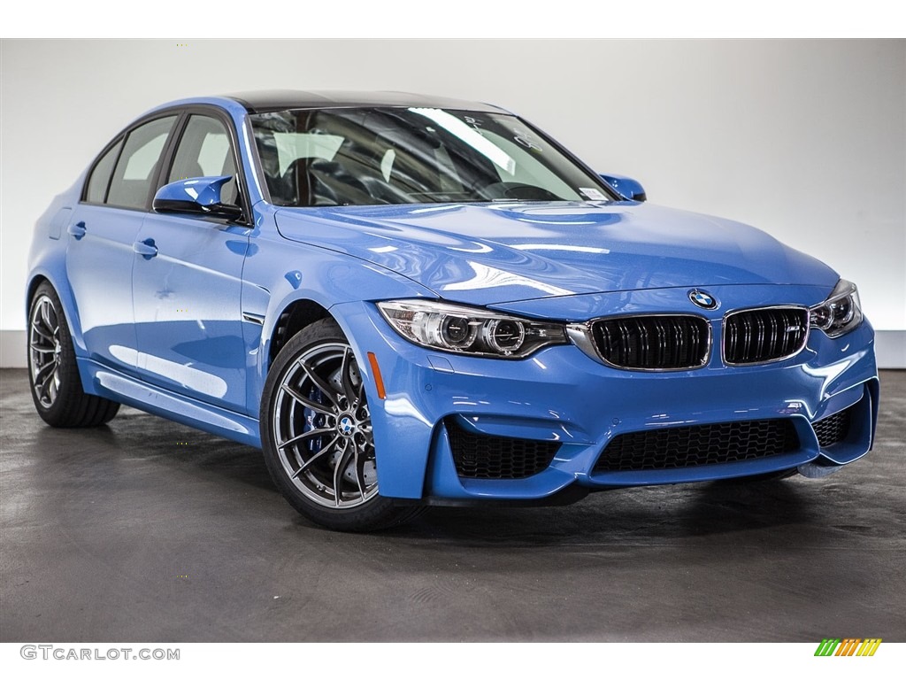 Yas Marina Blue Metallic 2016 BMW M3 Sedan Exterior Photo #112587192