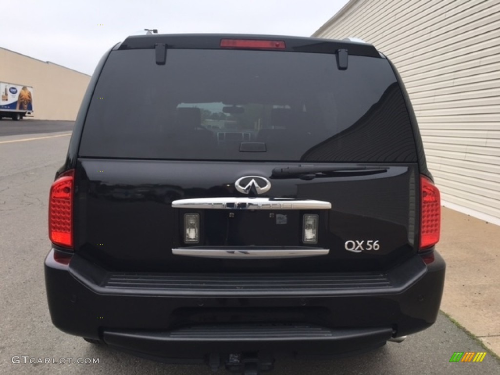 2010 QX 56 4WD - Liquid Onyx Black / Wheat photo #3