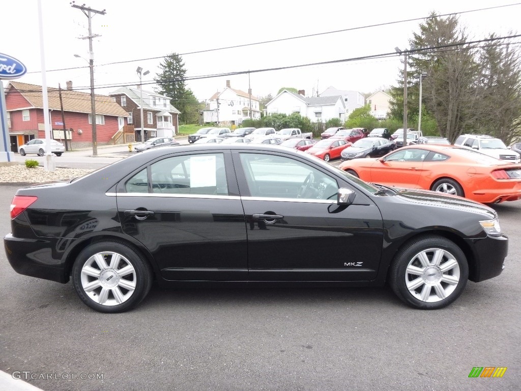 2007 MKZ Sedan - Black / Light Stone photo #4