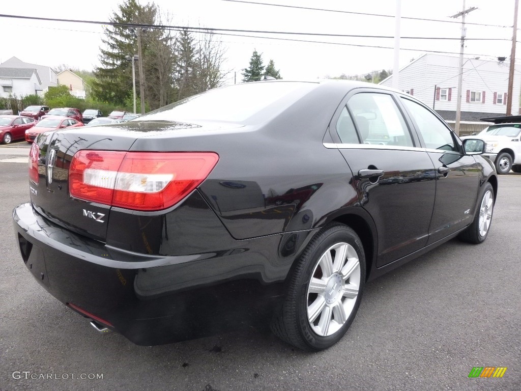 2007 MKZ Sedan - Black / Light Stone photo #5