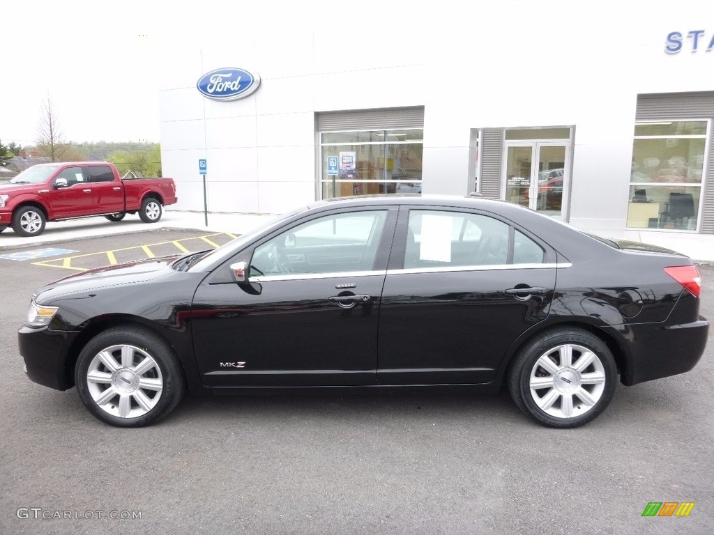 2007 MKZ Sedan - Black / Light Stone photo #8