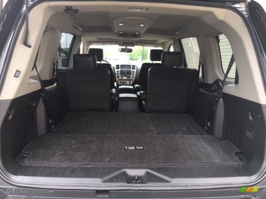 2010 QX 56 4WD - Liquid Onyx Black / Wheat photo #15