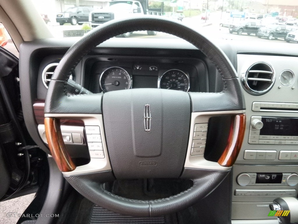 2007 MKZ Sedan - Black / Light Stone photo #16