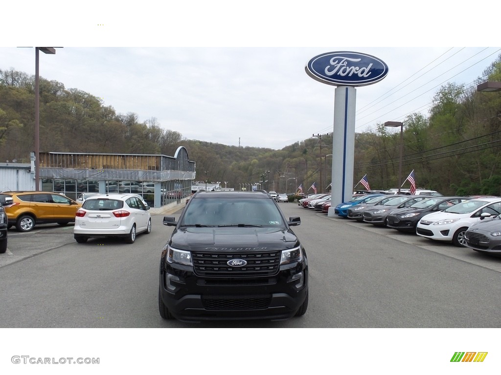 2016 Explorer Sport 4WD - Shadow Black / Ebony Black photo #3