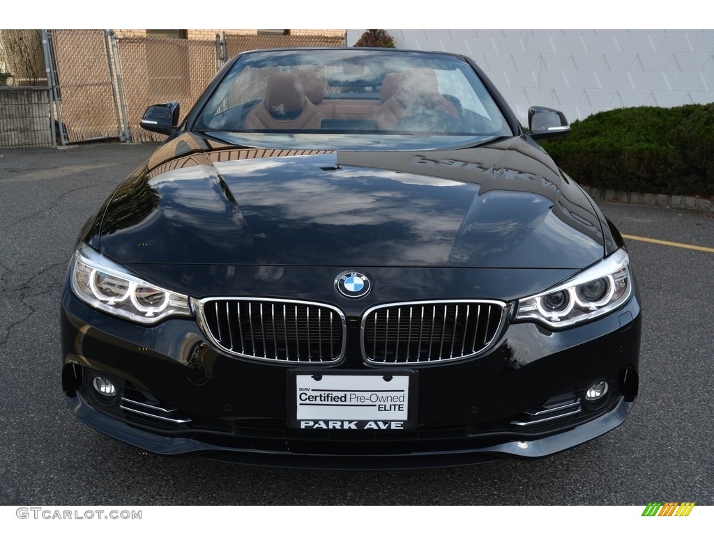 2016 4 Series 435i xDrive Convertible - Jet Black / Saddle Brown photo #8