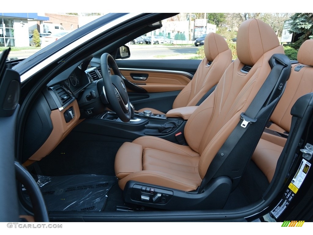 Saddle Brown Interior 2016 BMW 4 Series 435i xDrive Convertible Photo #112596069