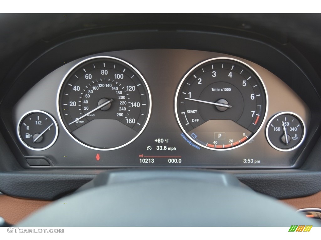 2016 BMW 4 Series 435i xDrive Convertible Gauges Photo #112596275