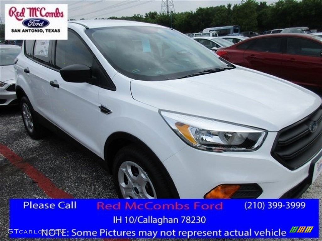 2017 Escape S - Oxford White / Charcoal Black photo #1