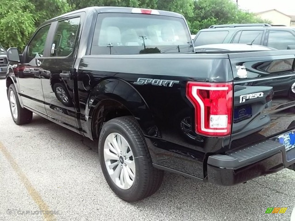 2016 F150 XL SuperCrew - Shadow Black / Medium Earth Gray photo #9