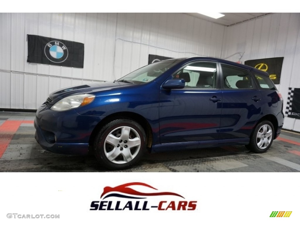 Cosmic Blue Metallic Toyota Matrix