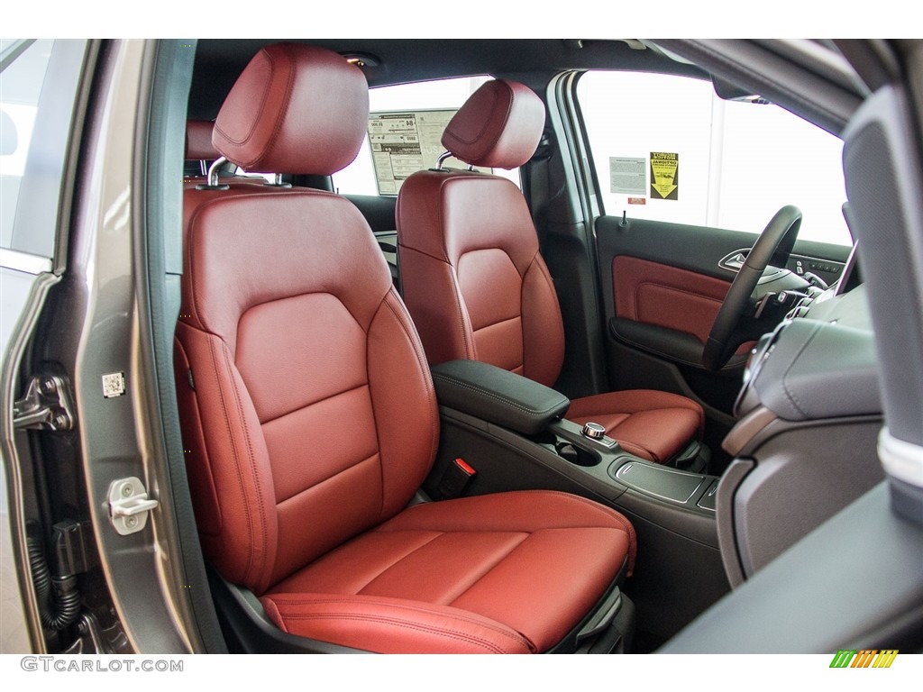 Cranberry Red Interior 2016 Mercedes-Benz B 250e Photo #112599666