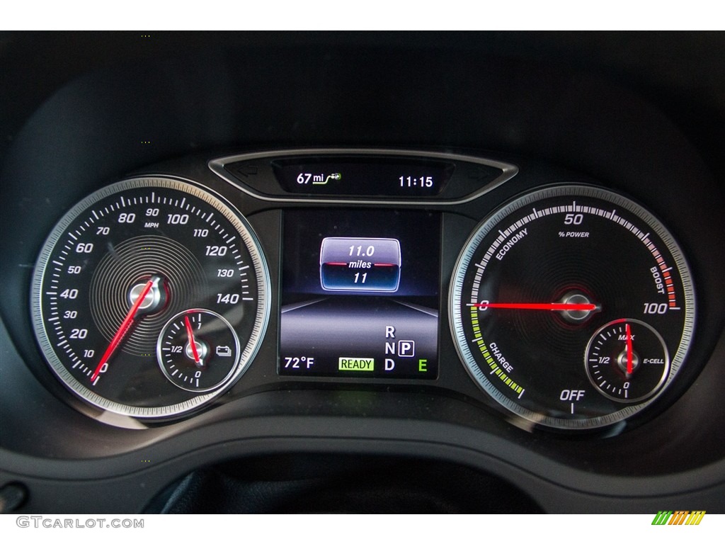 2016 Mercedes-Benz B 250e Gauges Photo #112599822