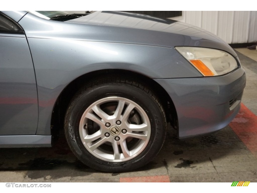 2006 Accord EX Coupe - Cool Blue Metallic / Gray photo #48