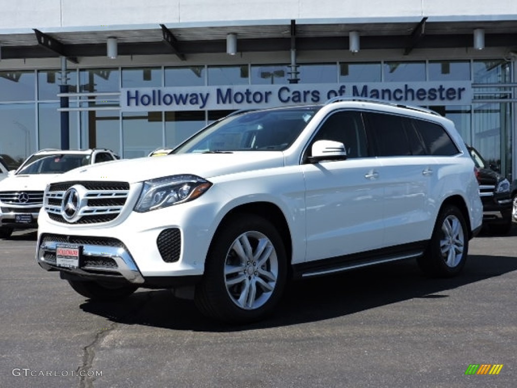 2017 GLS 450 4Matic - Polar White / Black photo #1