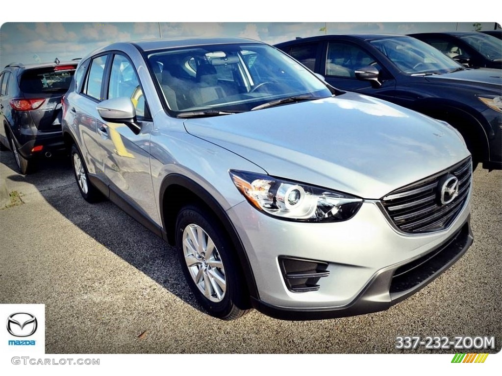 2016 CX-5 Sport - Sonic Silver Metallic / Black photo #6