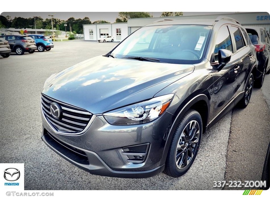 2016 CX-5 Grand Touring - Meteor Gray Mica / Black photo #1