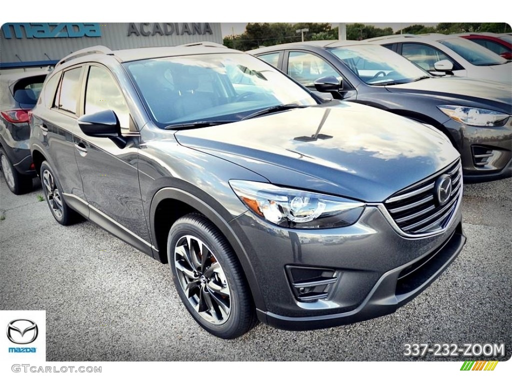 2016 CX-5 Grand Touring - Meteor Gray Mica / Black photo #6