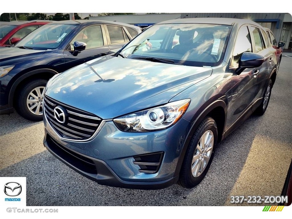 2016 CX-5 Sport - Blue Reflex Mica / Black photo #1
