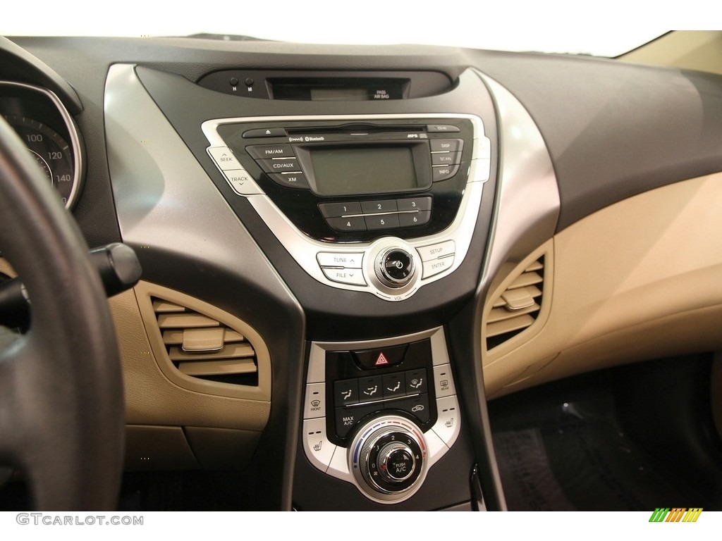 2012 Elantra Limited - Shimmering White / Beige photo #9