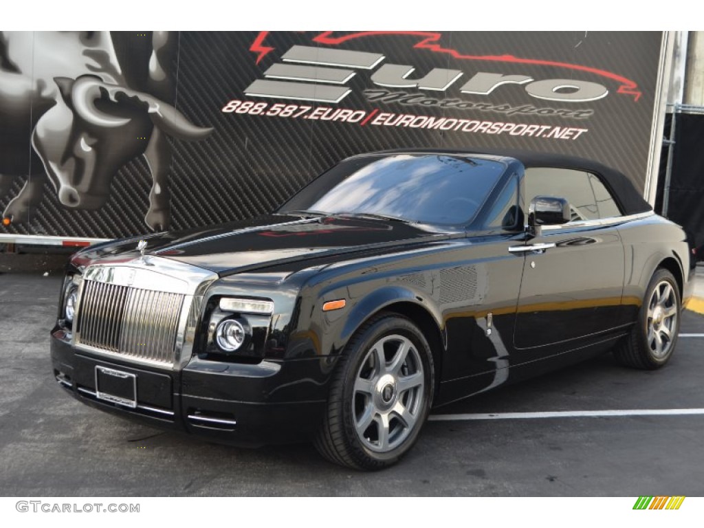 2010 Phantom Drophead Coupe - Black / Black photo #1