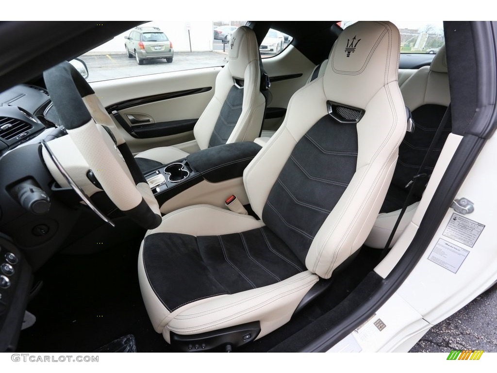 Bianco Pregiato Interior 2016 Maserati GranTurismo Sport Coupe Photo #112607829