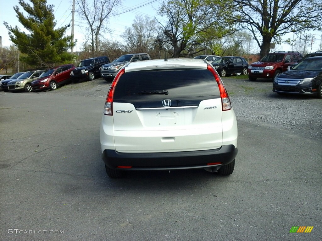 2013 CR-V LX AWD - White Diamond Pearl / Gray photo #5