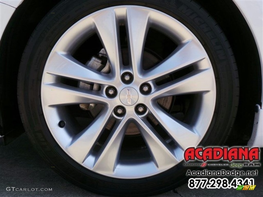 2013 Cruze LTZ - Summit White / Jet Black/Brick photo #13