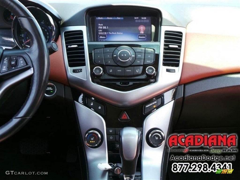 2013 Cruze LTZ - Summit White / Jet Black/Brick photo #20