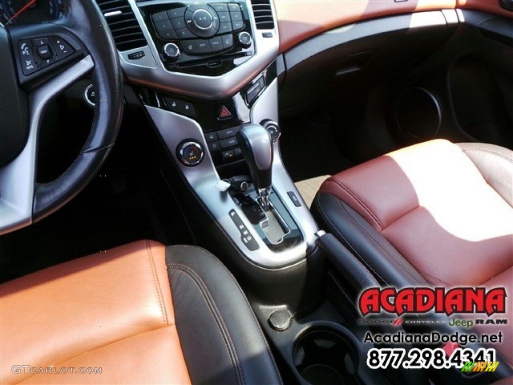 2013 Cruze LTZ - Summit White / Jet Black/Brick photo #21
