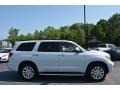 2008 Arctic Frost Pearl Toyota Sequoia Platinum  photo #2