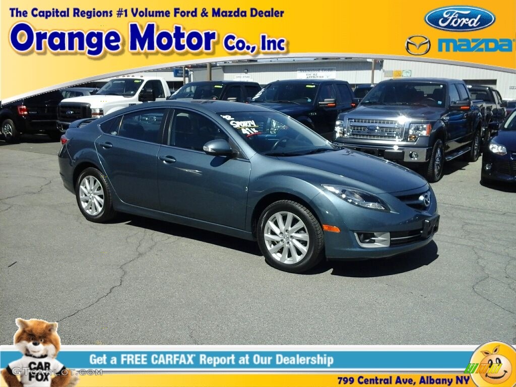 2012 MAZDA6 i Touring Plus Sedan - Steel Blue / Black photo #1