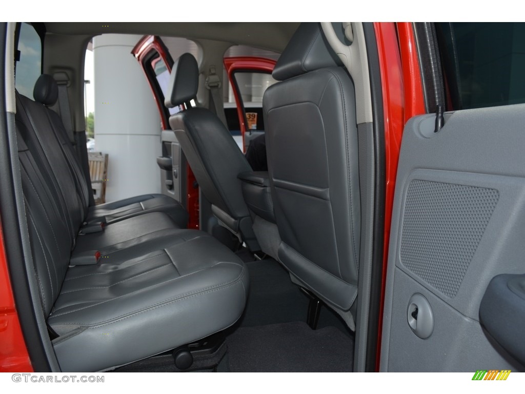 2007 Ram 1500 Laramie Quad Cab 4x4 - Inferno Red Crystal Pearl / Medium Slate Gray photo #14