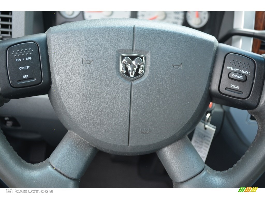 2007 Ram 1500 Laramie Quad Cab 4x4 - Inferno Red Crystal Pearl / Medium Slate Gray photo #21