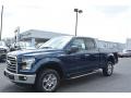 2016 Blue Jeans Ford F150 XLT SuperCab 4x4  photo #3