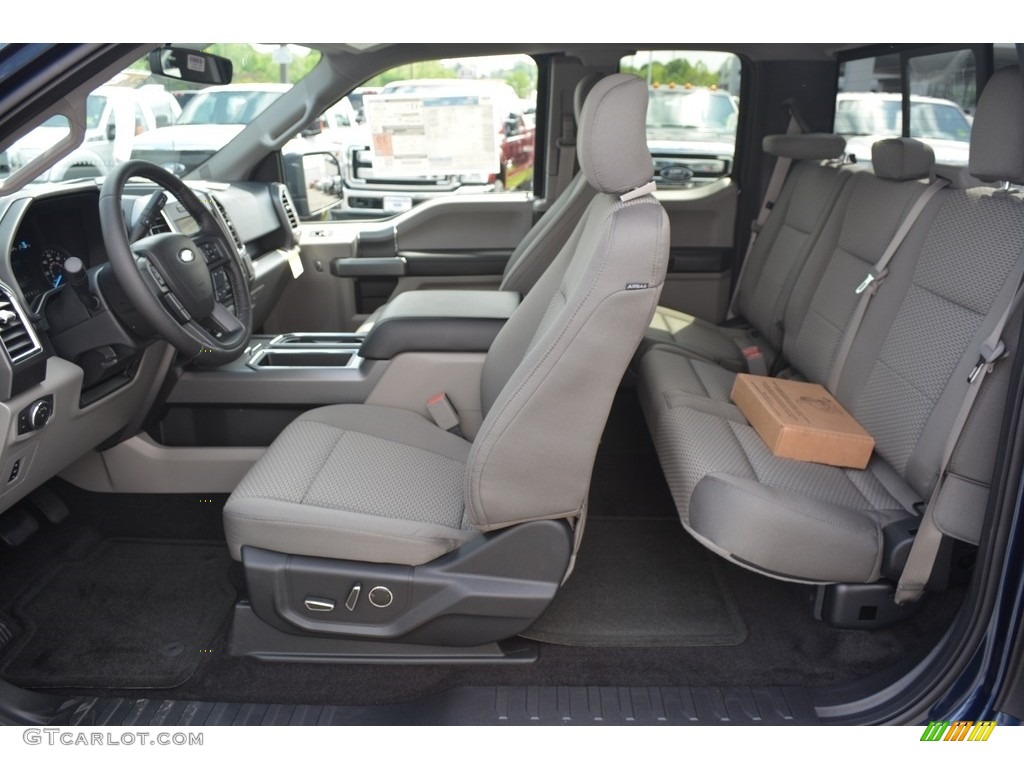 2016 F150 XLT SuperCab 4x4 - Blue Jeans / Medium Earth Gray photo #10