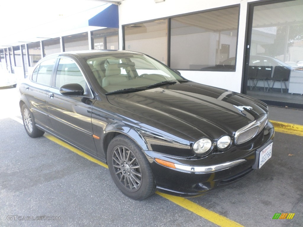 Ebony Black Jaguar X-Type