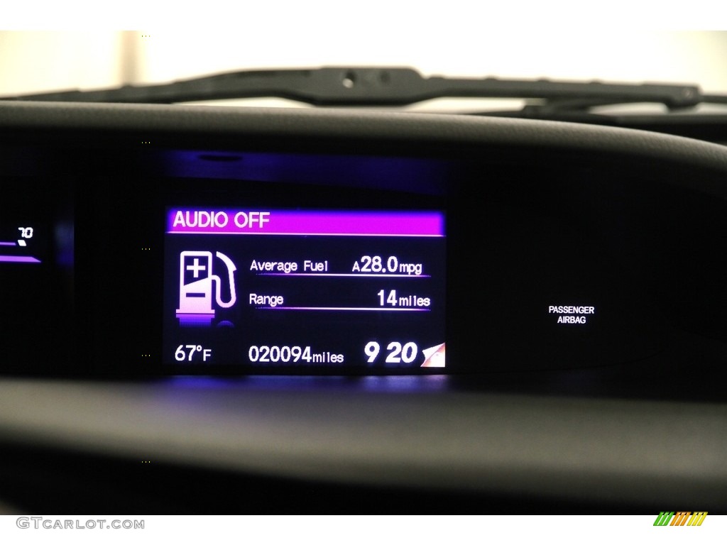 2014 Civic EX Sedan - Urban Titanium Metallic / Beige photo #8