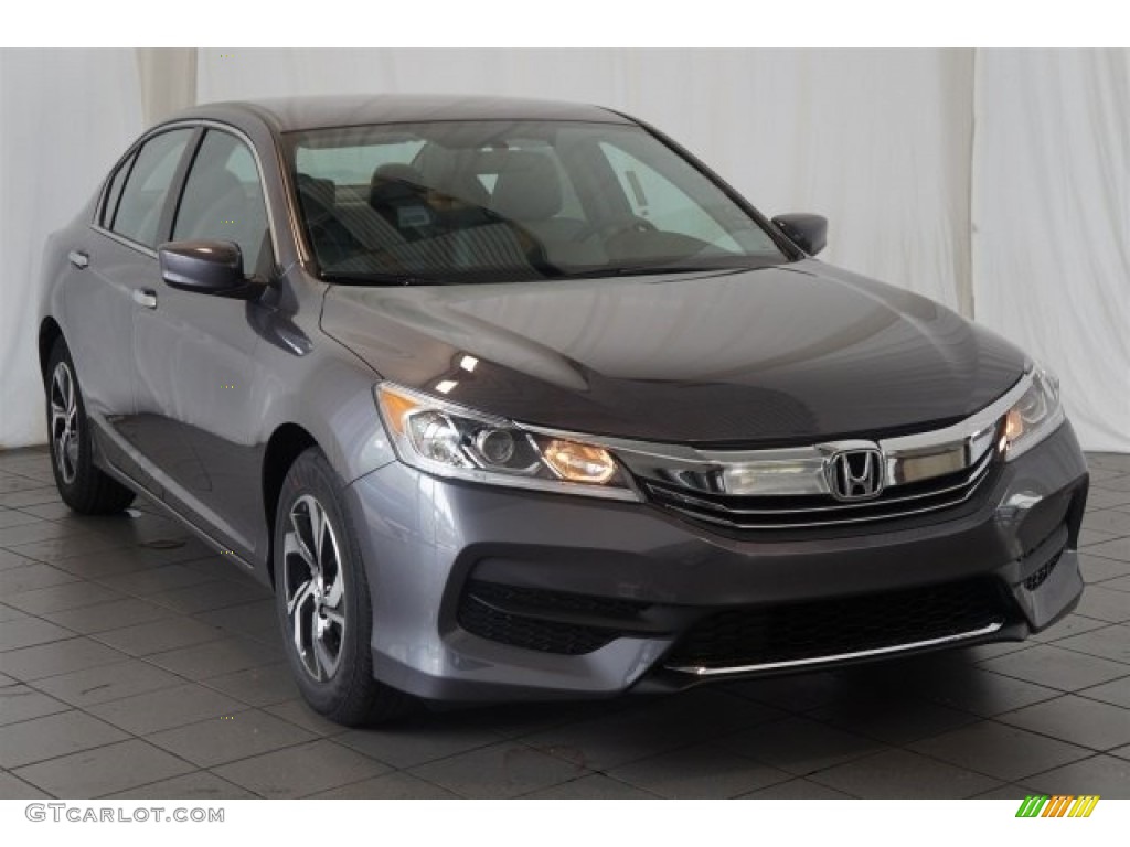 2016 Accord LX Sedan - Modern Steel Metallic / Gray photo #2