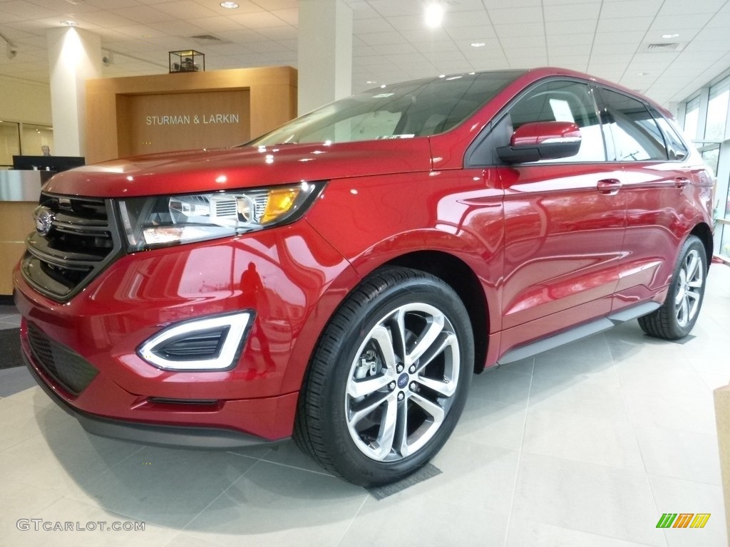 2016 Edge Sport AWD - Ruby Red / Ebony photo #4