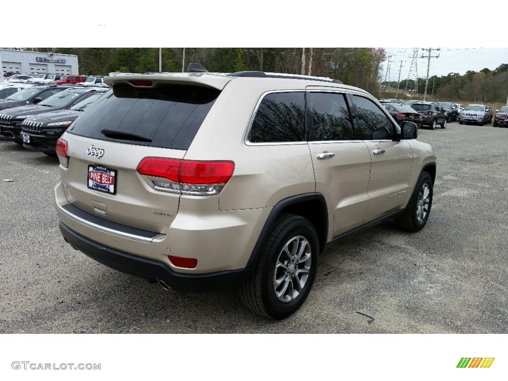 2014 Grand Cherokee Limited 4x4 - Cashmere Pearl / New Zealand Black/Light Frost photo #7