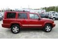 2010 Inferno Red Crystal Pearl Jeep Commander Sport 4x4  photo #5