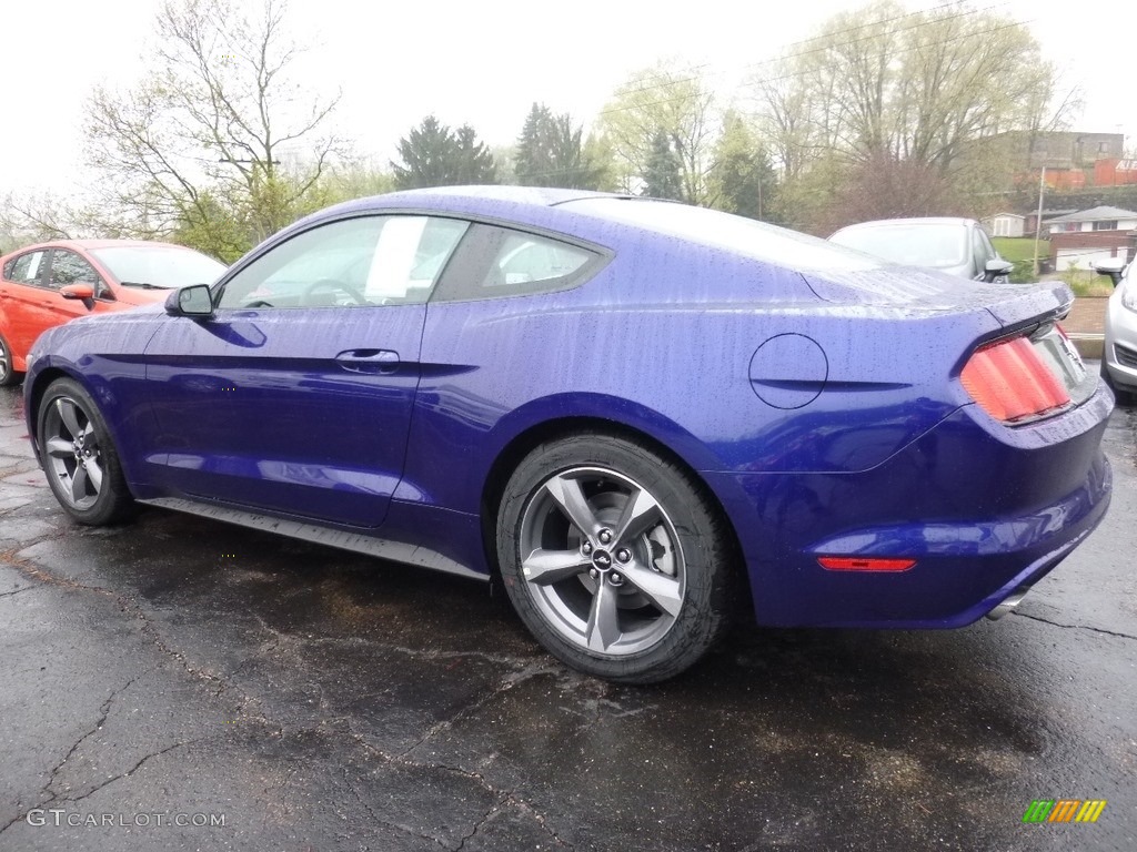 2016 Mustang V6 Coupe - Deep Impact Blue Metallic / Ebony photo #3